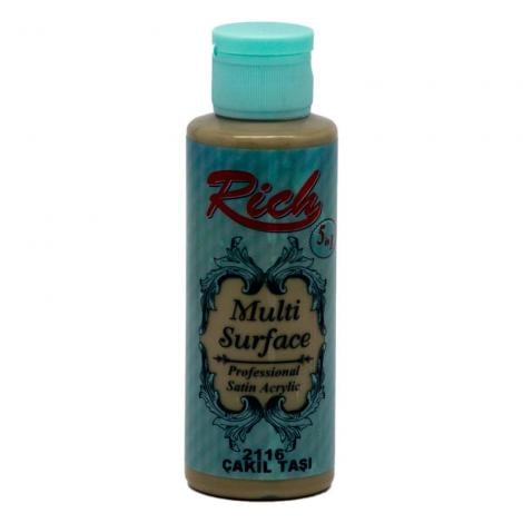 Rich Multi Surface Akrilik Boya 120ml 2116 Çakıl Taşı