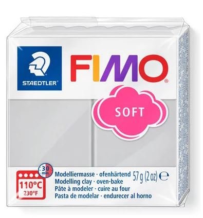 Fimo Soft Polimer Kil 57gr 80 Dolphin Grey