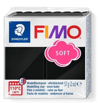 Fimo Soft Polimer Kil 57gr 9 Black