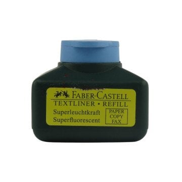 Faber Castell Fosforlu Kalem Mürekkebi 1549 30ml Mavi
