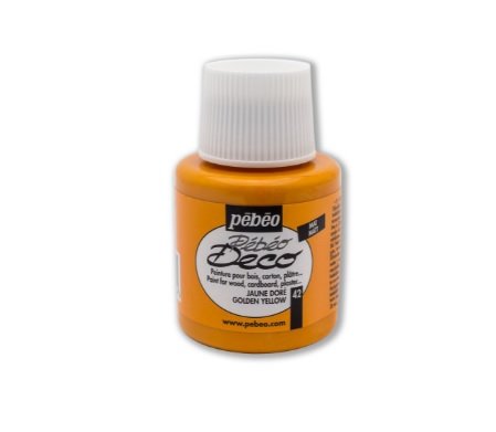 Pebeo Deco Su Bazlı Ahşap Boya 110ml Mat 42 Golden Yellow