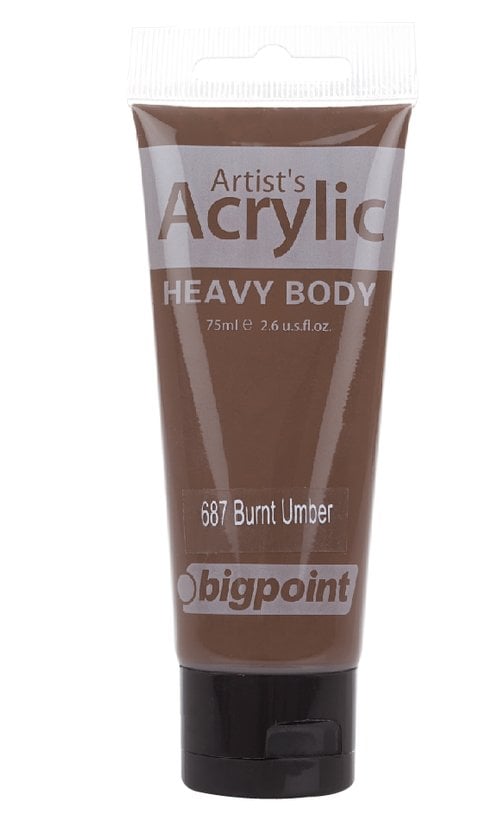 Bigpoint Akrilik Boya 75ml 687 Burnt Umber