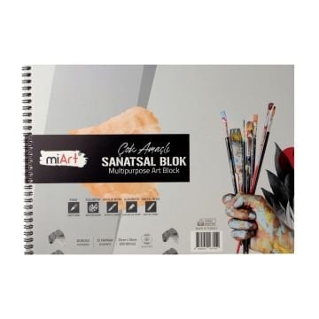 miArt Çok Amaçlı Sanatsal Blok 25x35cm 200gr 15yp