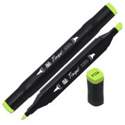 Tinge Twin Çift Uçlu Marker Kalemi F124 Fluorescent Green