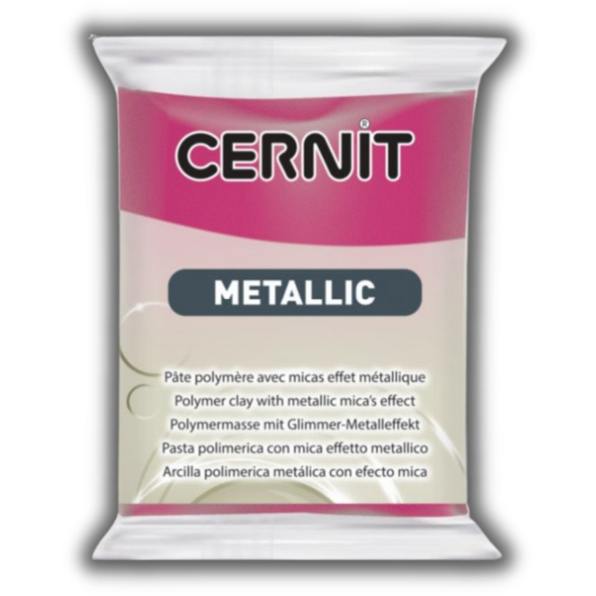Cernit Metallic Polimer Kil 56gr 460 Magenta
