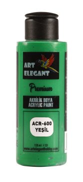 Art Elegant Akrilik Boya 120ml Acr-600 Yeşil