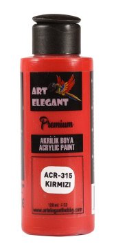 Art Elegant Akrilik Boya 120ml Acr-315 Kırmızı