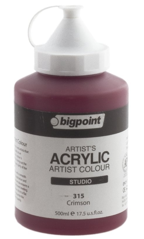 Bigpoint Akrilik Boya 500ml 315 Crimson