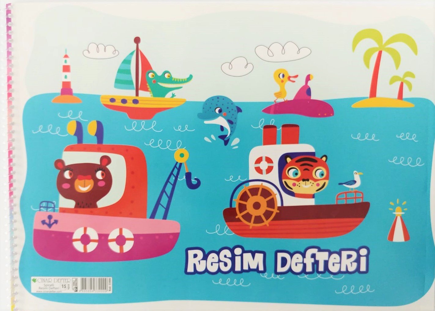 Çınar Spiralli Resim Defter 25x35cm 15 yaprak