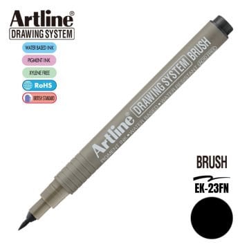 Artline Drawing System Brush Siyah