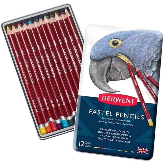 Derwent Pastel Pencils Pastel Kalem 12 Renk - 470,00 TL | Hakikat Kırtasiye
