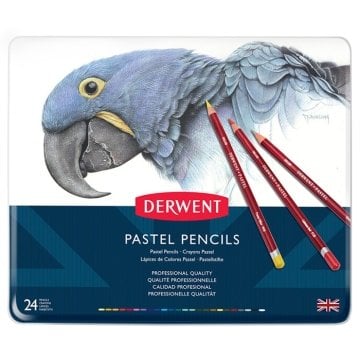 Derwent Pastel Pencils Pastel Kalem 24 Renk