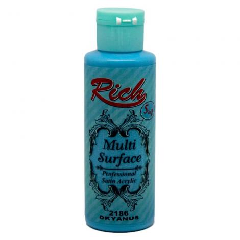 Rich Multi Surface Akrilik Boya 120ml 2186 Okyanus