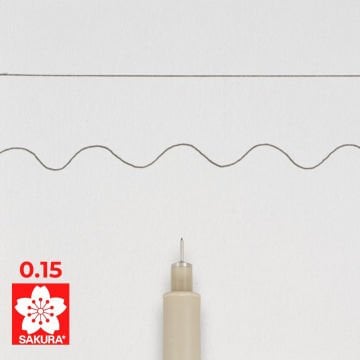 Sakura Pigma Micron Teknik Çizim Kalemi 003 0.15mm Siyah