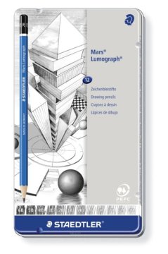 Staedtler Mars Lumograph Dereceli Kara Kalem Seti 12 li