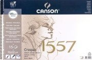 Canson 1557 Eskiz Çizim Defteri (35x50) 120gr 15 Sayfa
