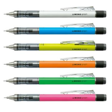 Tombow Mono Graph Dusty Mekanik Kurşun Kalem 0.5mm Neon Mavi