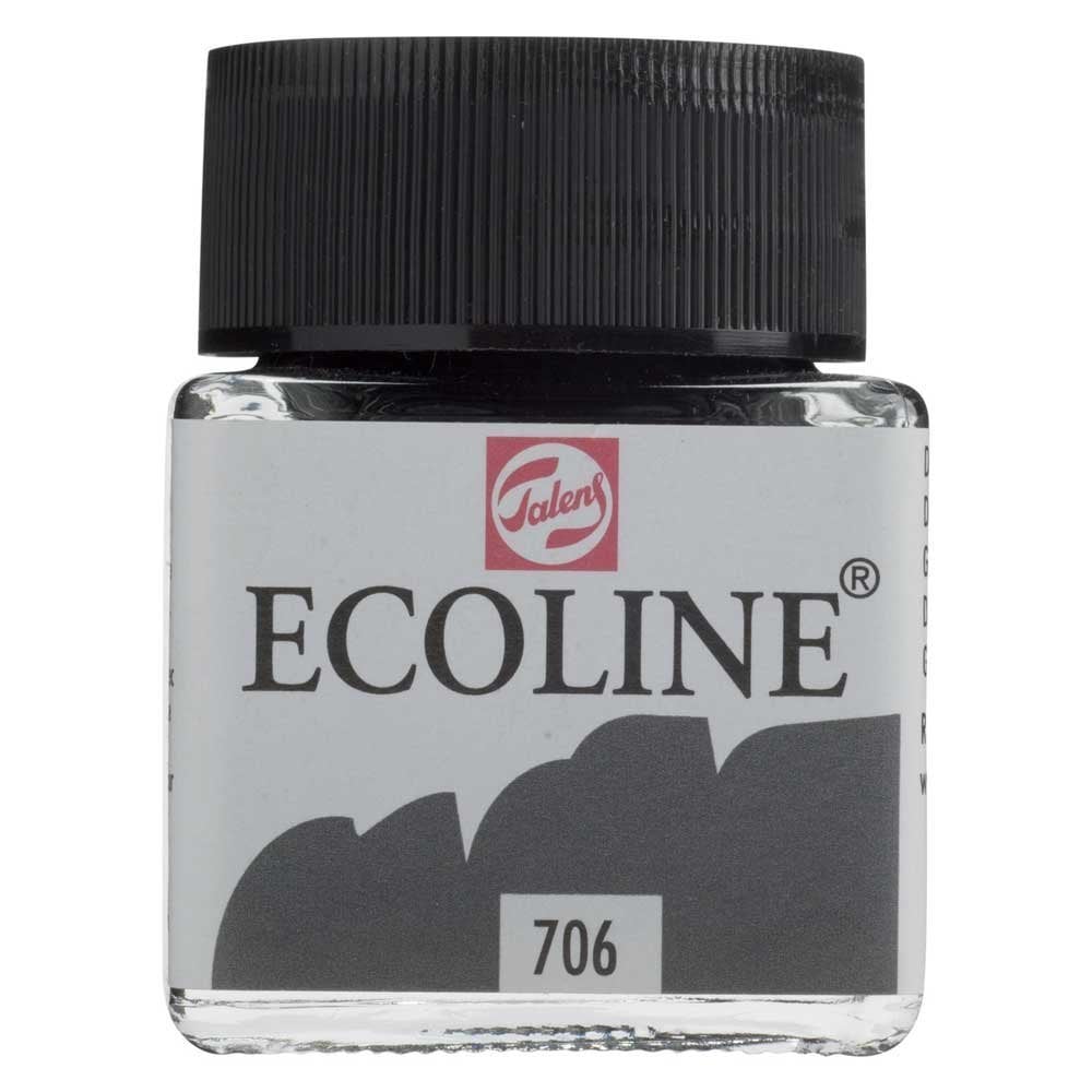 Talens Ecoline Sıvı Suluboya 30ml 706 Deep Grey