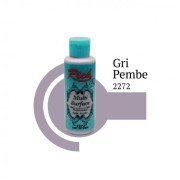 Rich Multi Surface Akrilik Boya 120ml 2272 Gri Pembe