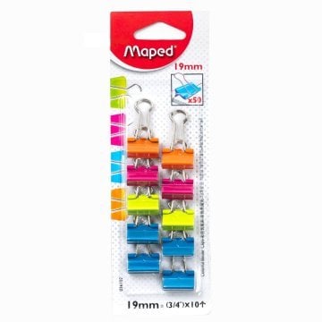 Maped Renkli Kıskaç 19 mm 036102AA