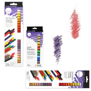 Daler Rowney Simply Yağlı Pastel Seti 25 Renk