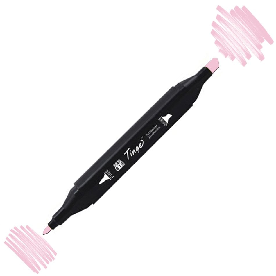 Tinge Twin Çift Uçlu Marker Kalemi Rp137 Medium Pink