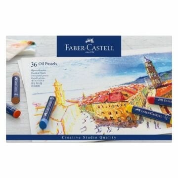 Faber Castell Mavi Kutu Yağlı Pastel Boya 36 Renk