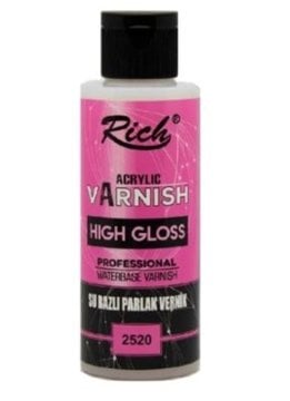 Rich Acrylic Varnish High Gloss Su Bazlı Parlak Vernik 120ml 2520
