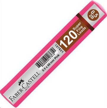 Faber Castell Grip Kalem Ucu 0.5mm 2B 120li Pembe