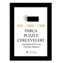 Puzzle Çerçevesi 30 mm 50x70 cm Çerçeve 35x50 cm SİYAH - 34x48 (500'luk)