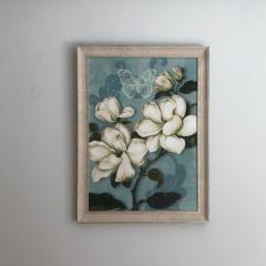 Dekoratif Çiçek Tablo 60x80 cm