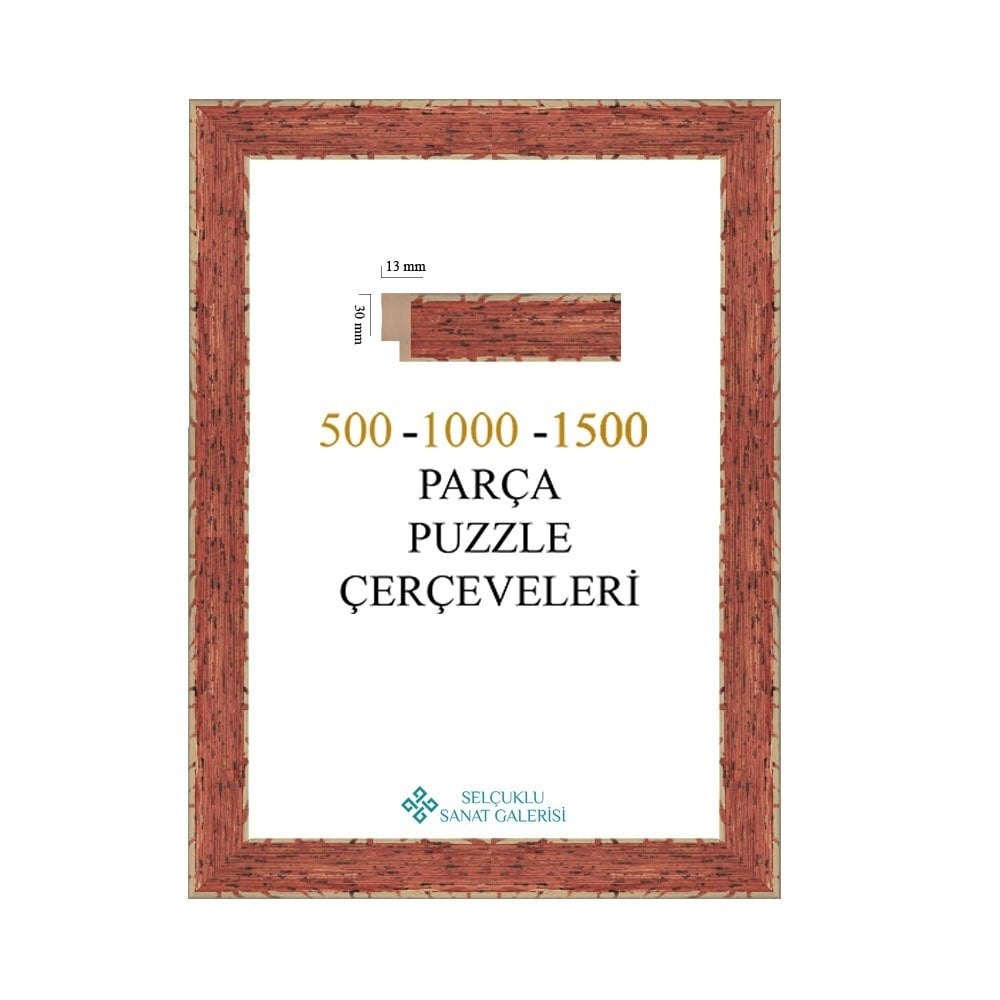 Puzzle Çerçevesi 30 mm BORDO - 60x85 (1500'lük)