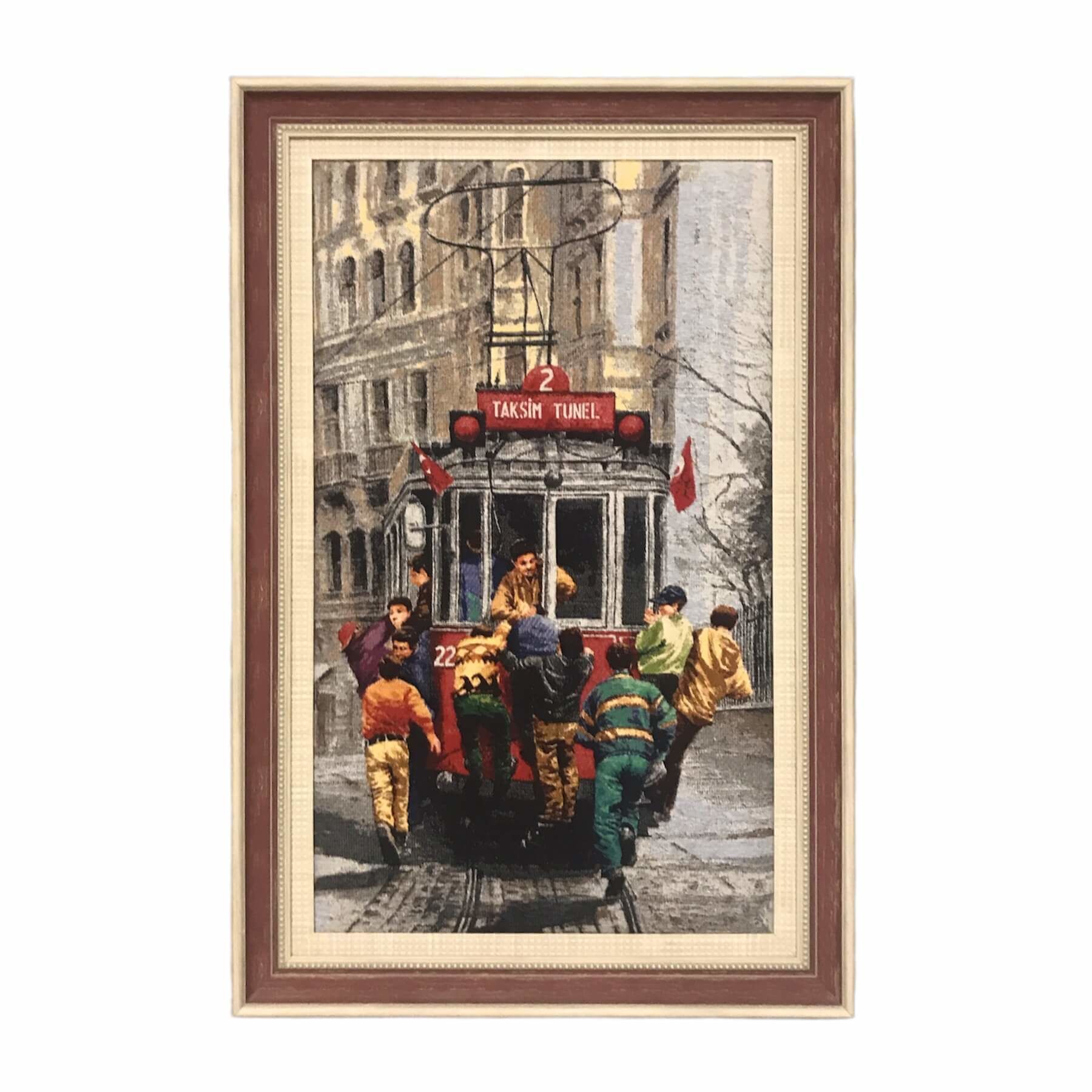 İstanbul Taksim 56x86 cm Tablo