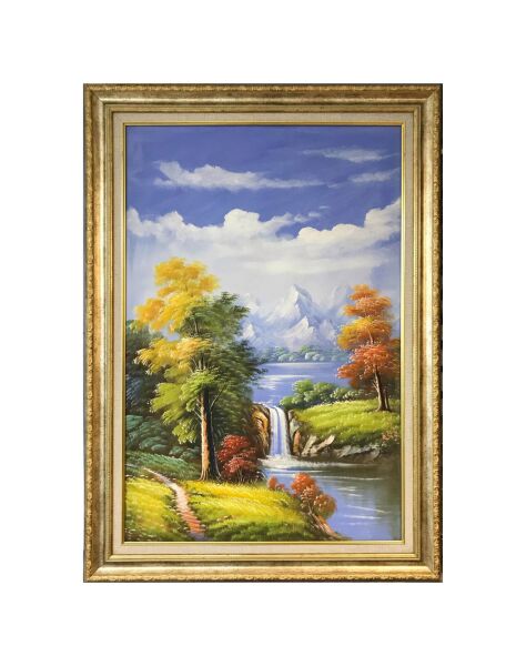 Yağlıboya Tablo Manzara Dikey 75x105 cm