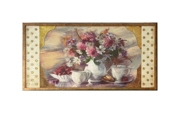 Dekoratif Tablo Çiçek 64x124 cm