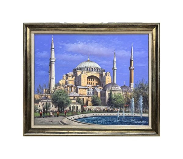 Ayasofya Camii Yağlıboya Tablo 100x120 cm