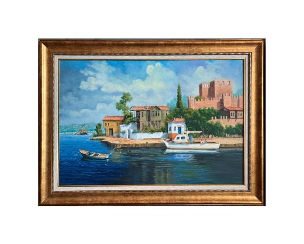 Anadolu Kavağı Yağlıboya Tablo 80x110 cm