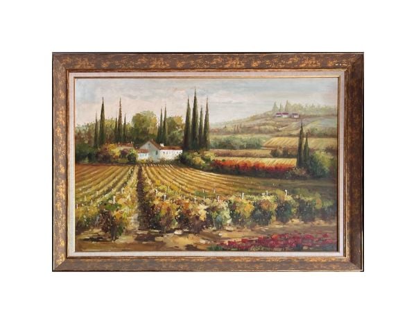 Üzüm Bağı Yağlıboya Tablo 75x105 cm