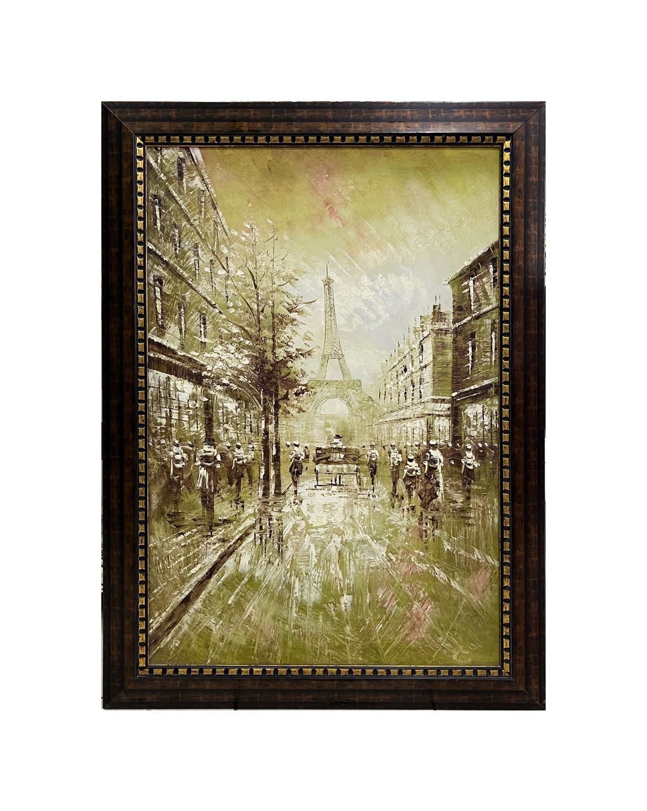 Eyfel Kulesi Yağlıboya Tablo 75x105 cm