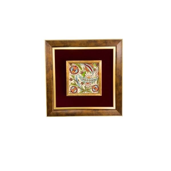 Çini Tablo Motif-2 23x23 cm