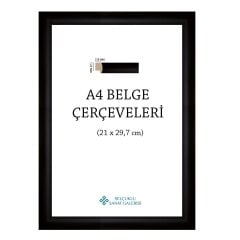 A4 ÇERÇEVE 1. SINIF 22MM (A3, A4, A5 ve 25x35) SİYAH - A3 (30x42 cm)