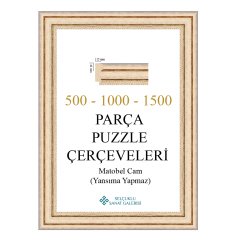 Puzzle Çerçevesi 42 mm 50x70 cm Çerçeve 35x50 cm BEYAZ - 34x48 (500'luk)