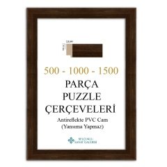 Puzzle Çerçevesi 30 mm 50x70 cm Çerçeve 35x50 cm KAHVERENGİ - 48x68 (1000'luk)