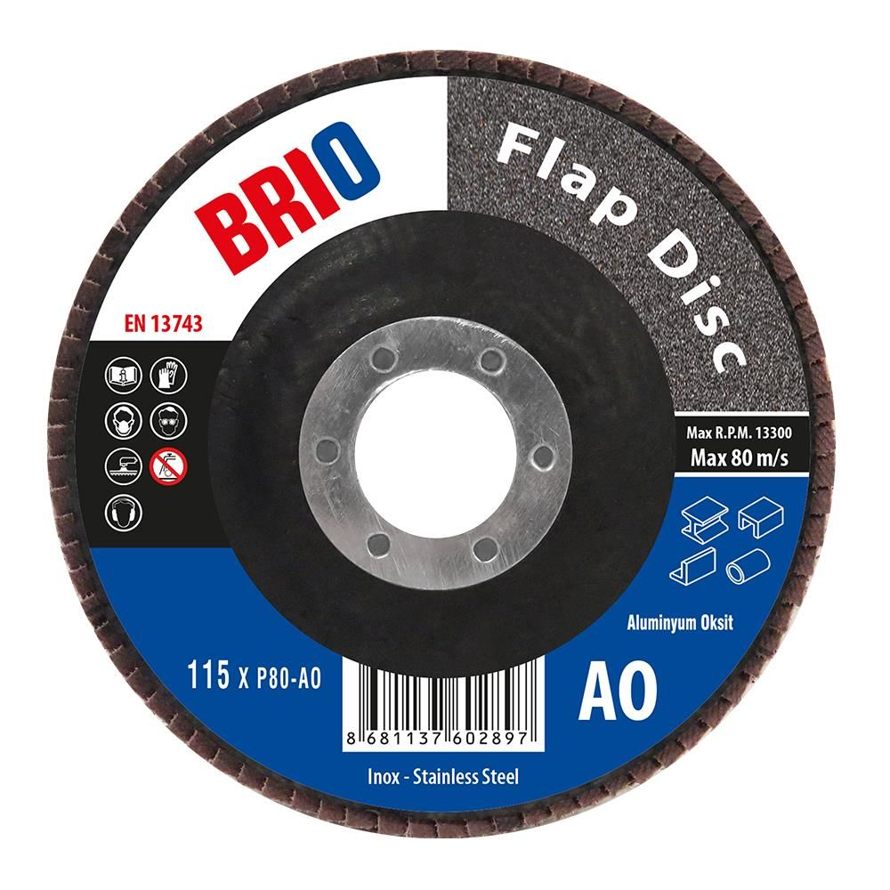 Brio Flap Disk 115Xp80 Ao