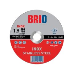 Brio Kesme Tası 180X16 Inox 20'li
