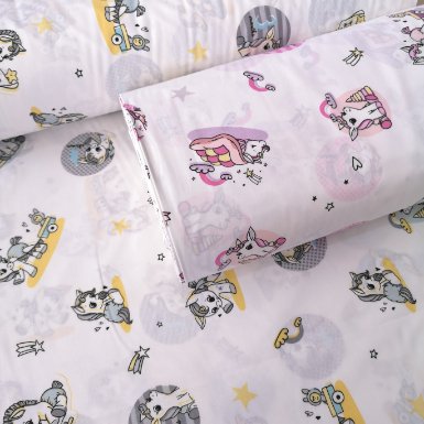 Minik Unicorn Poplin Kumaş