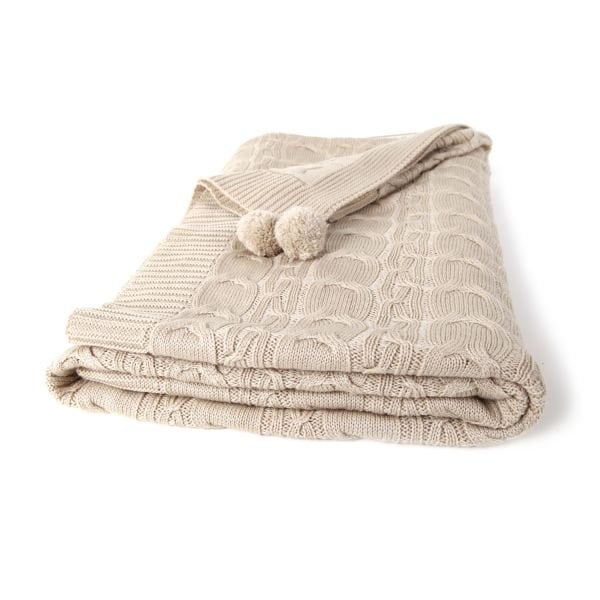 Ta11002 Örgü Koltuk Şalı TAŞ