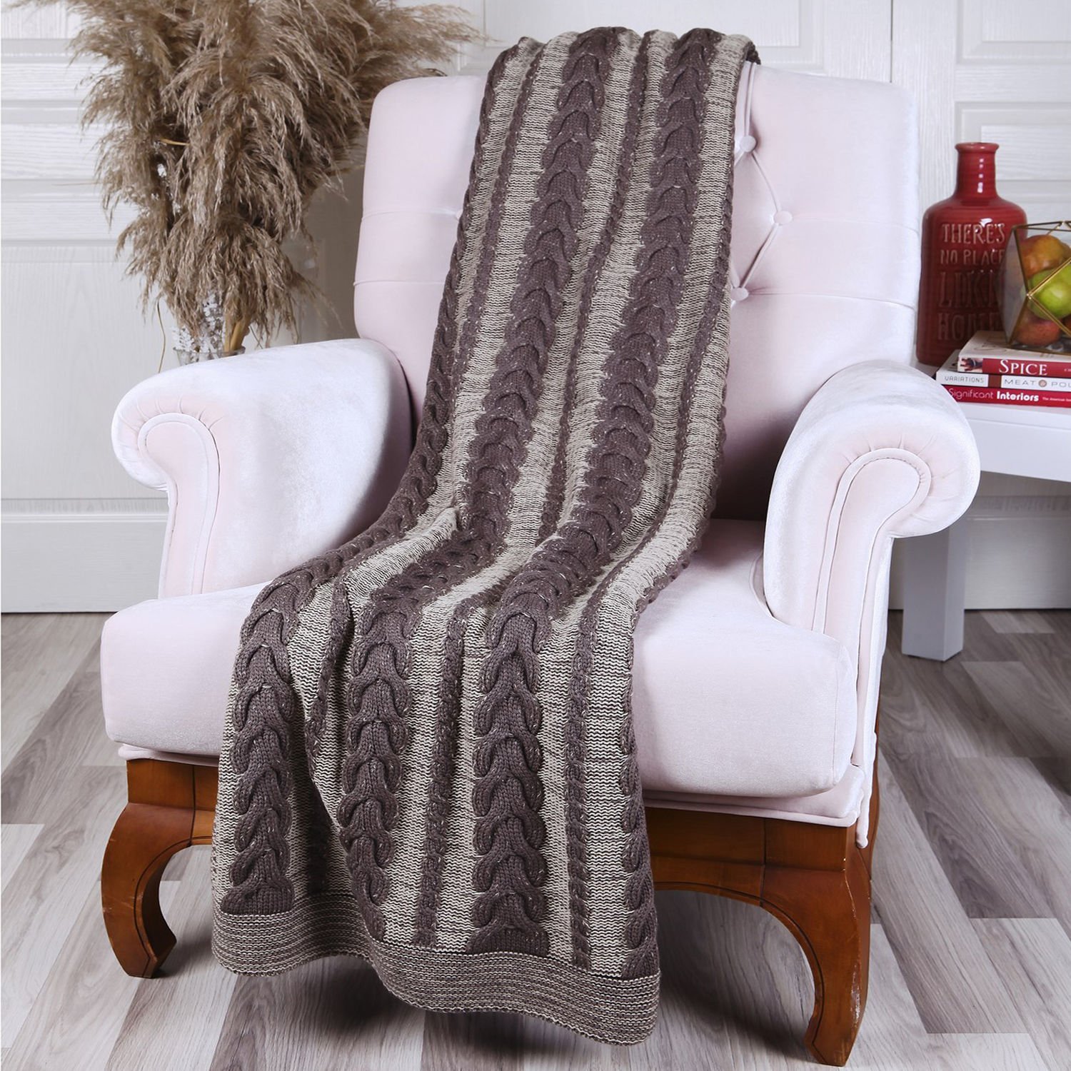 Örgü Koltuk Şalı