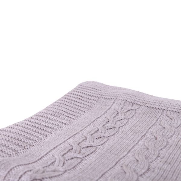 TA15003 Örgü Koltuk Şalı Bej