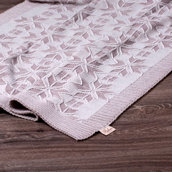 TA16016 Örgü Koltuk Şalı Gri